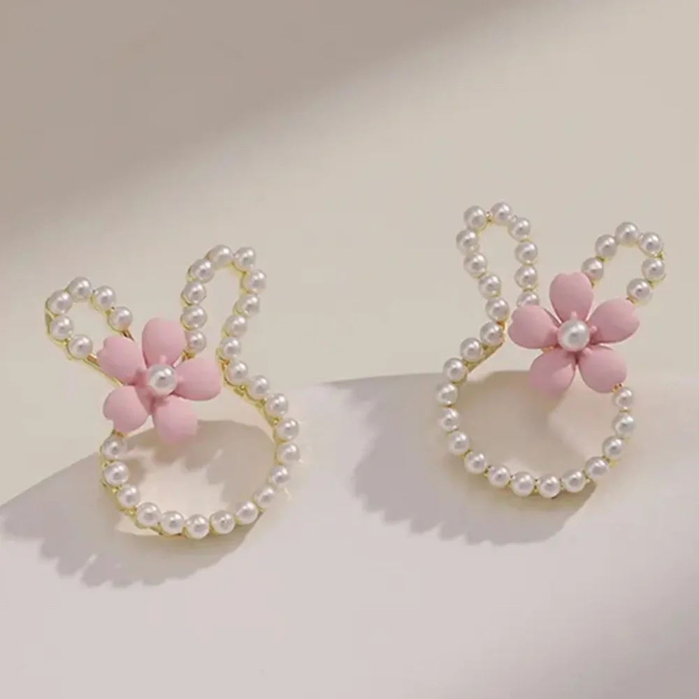 NEW! Sweet and Dainty Easter Holiday Pierced Post Bunny Head Earrings!